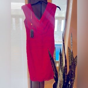 NEW TADASHI SHOJI RED DRESS ♥️ GORGEOUS